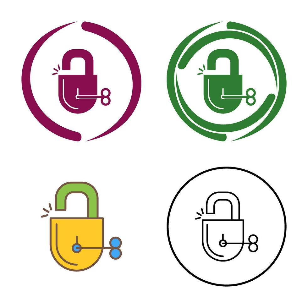 Unlock Vector Icon