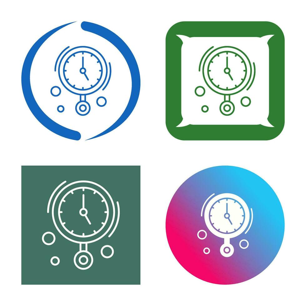 Wall Clock Vector Icon