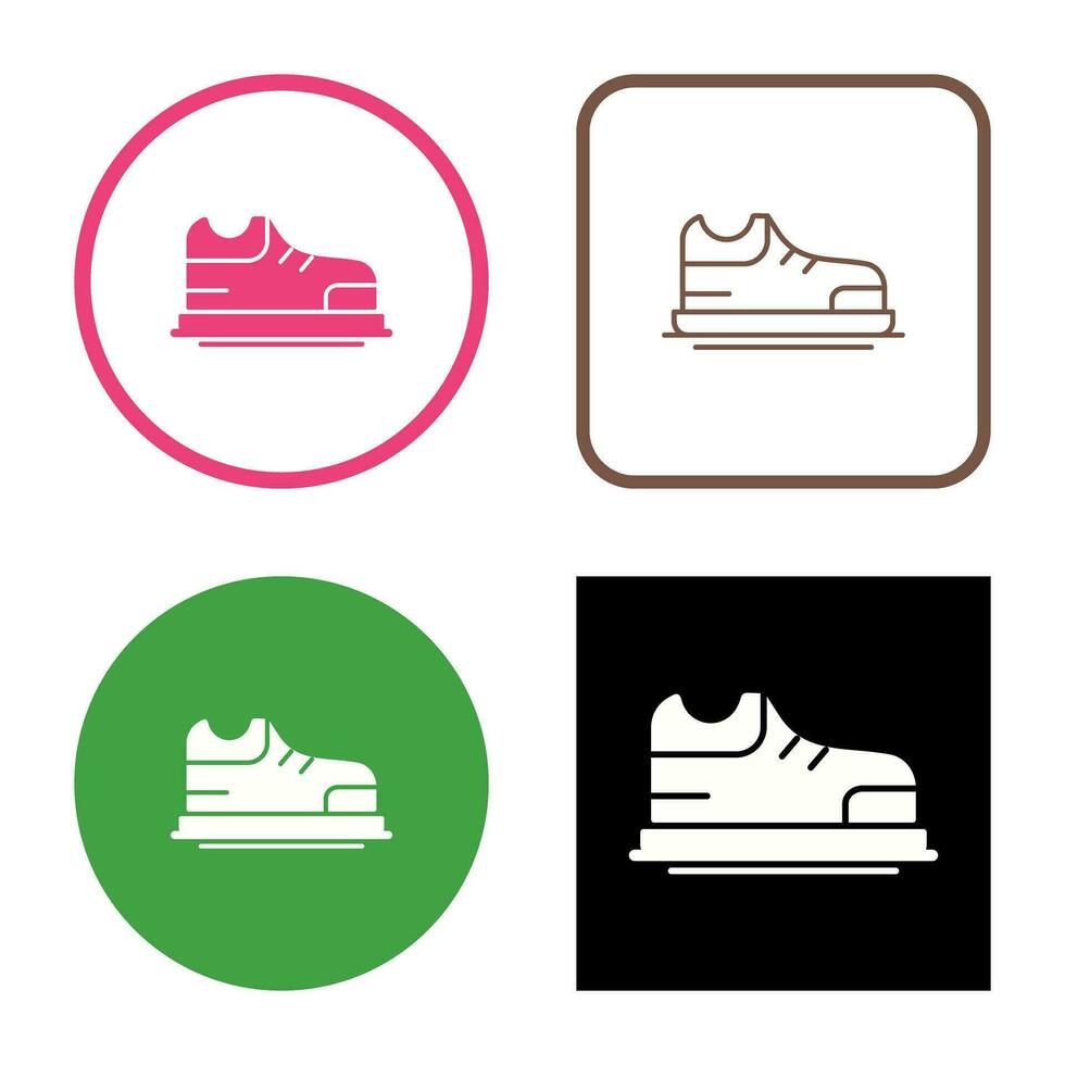 icono de vector de zapatos