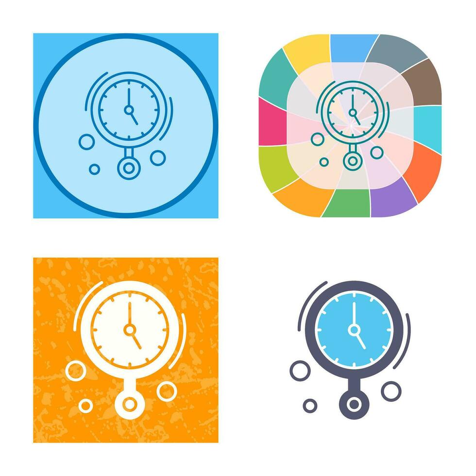 Wall Clock Vector Icon