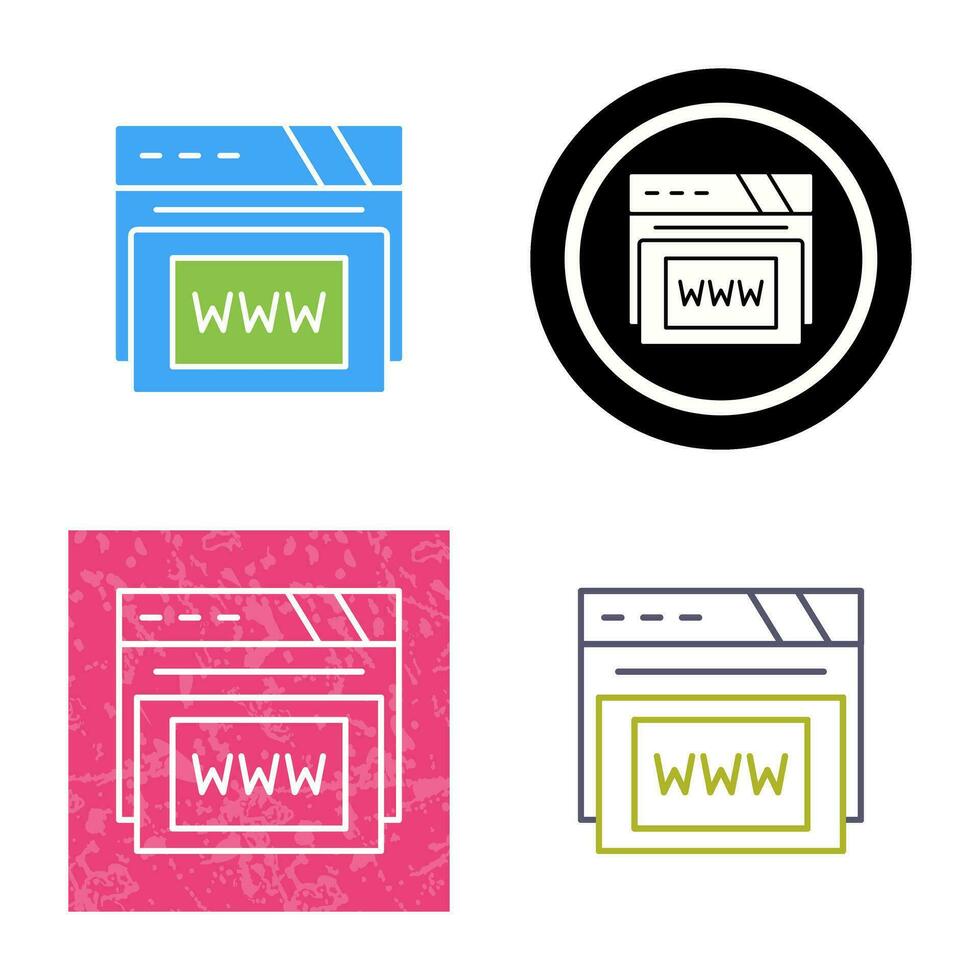 Www Vector Icon