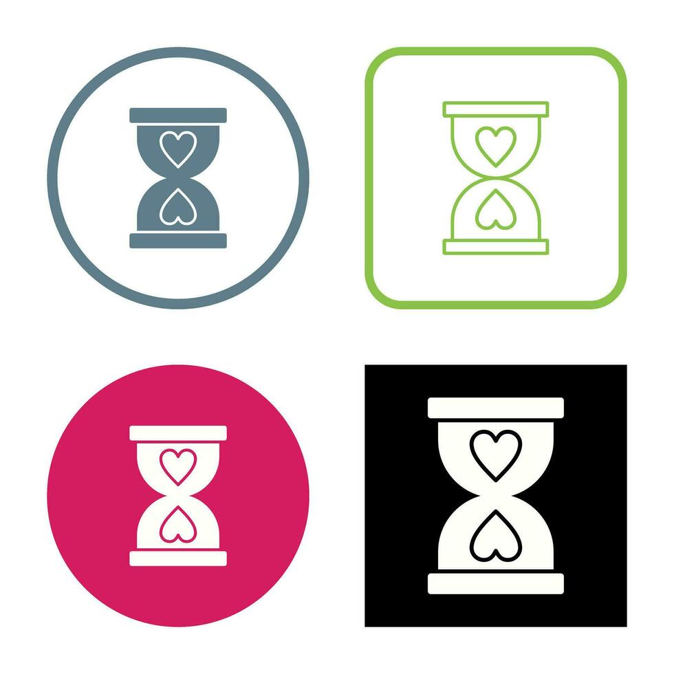 icono de vector de reloj de arena