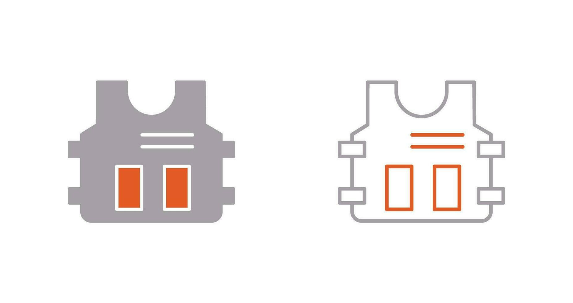 Police Vest Vector Icon