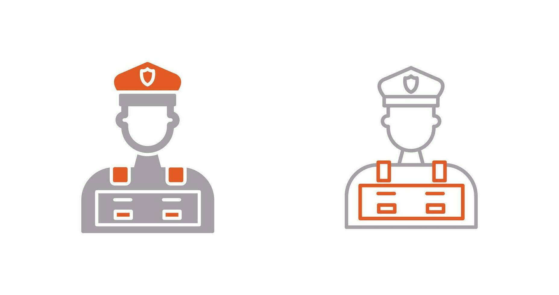 Police Man Vector Icon