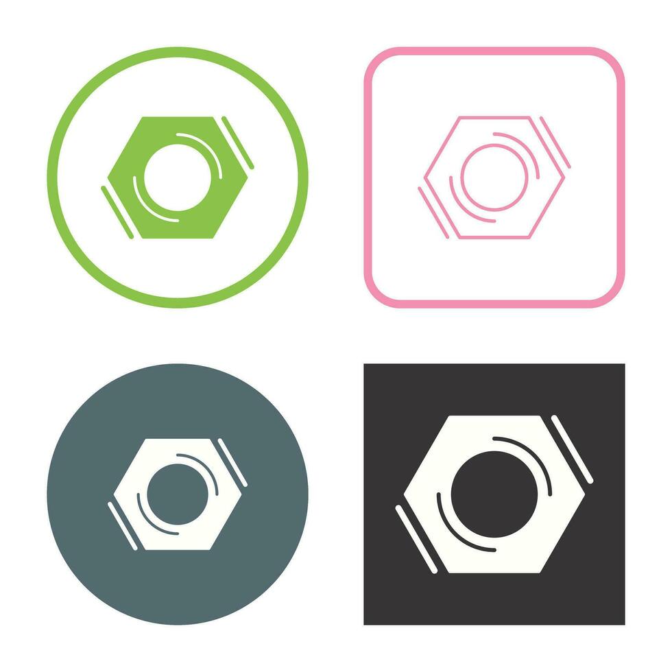 Nut Vector Icon