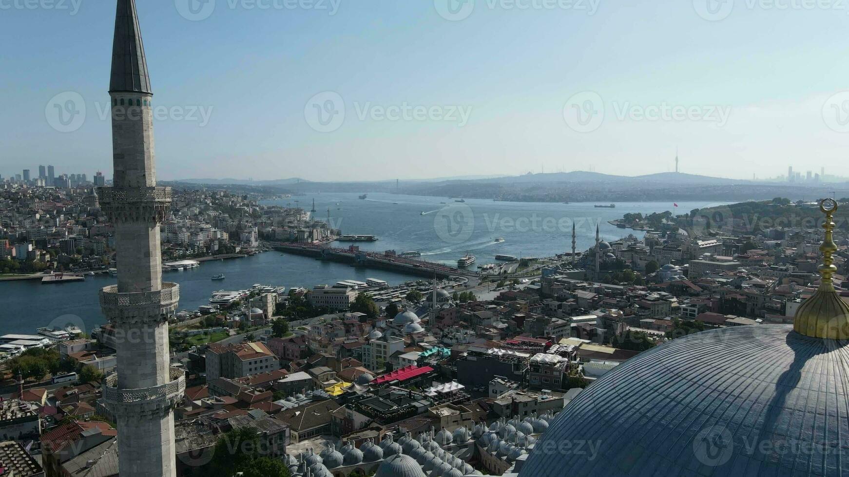 Estanbul suleymaniye mezquita Hazme aéreo foto