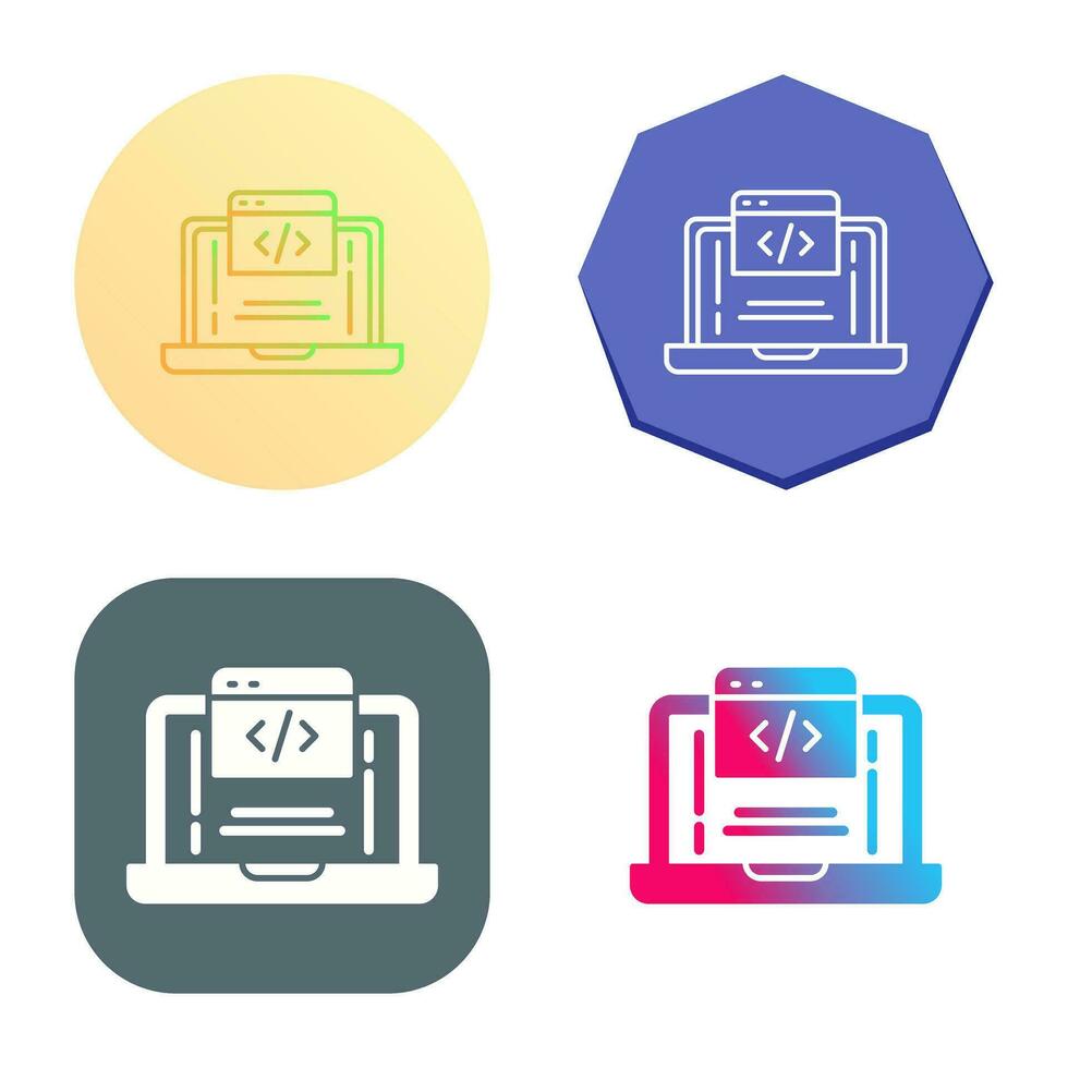 Coding Vector Icon