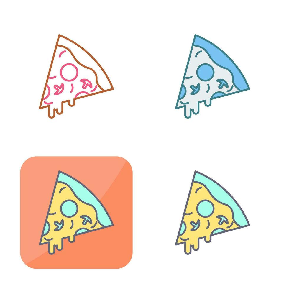 icono de vector de pizza