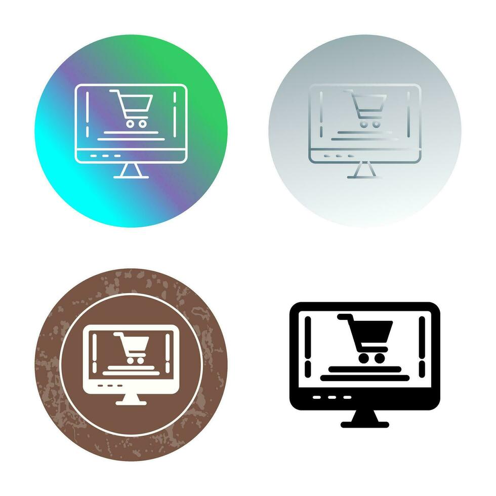 Online Shopping Vector Icon