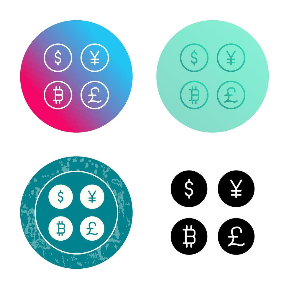 Currency Symbols Vector Icon