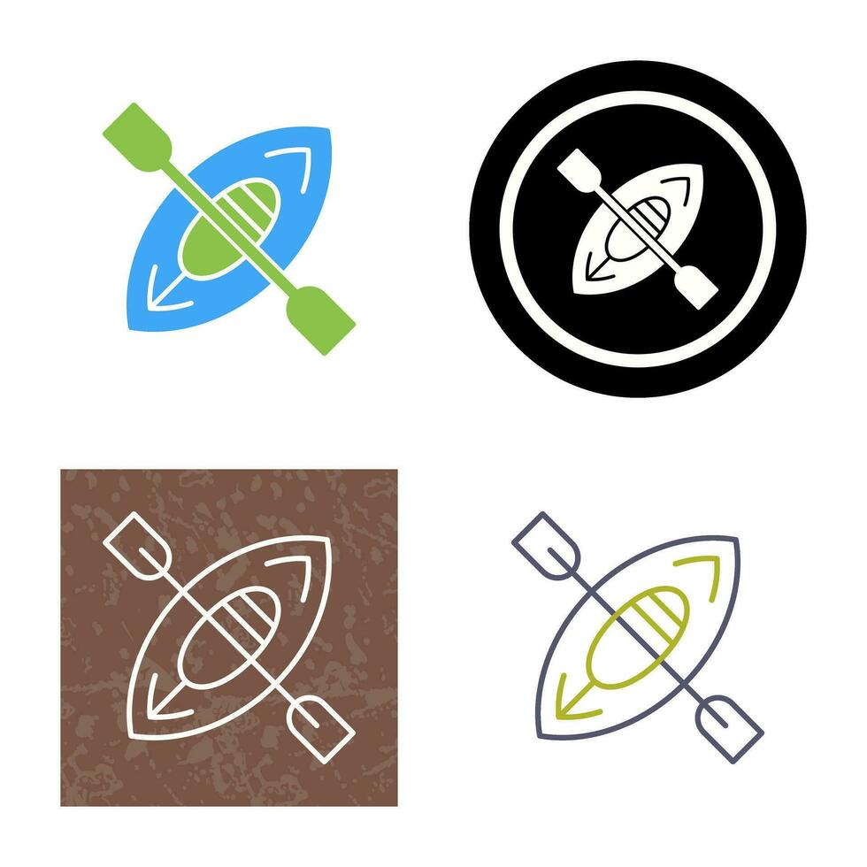 Kayak Vector Icon