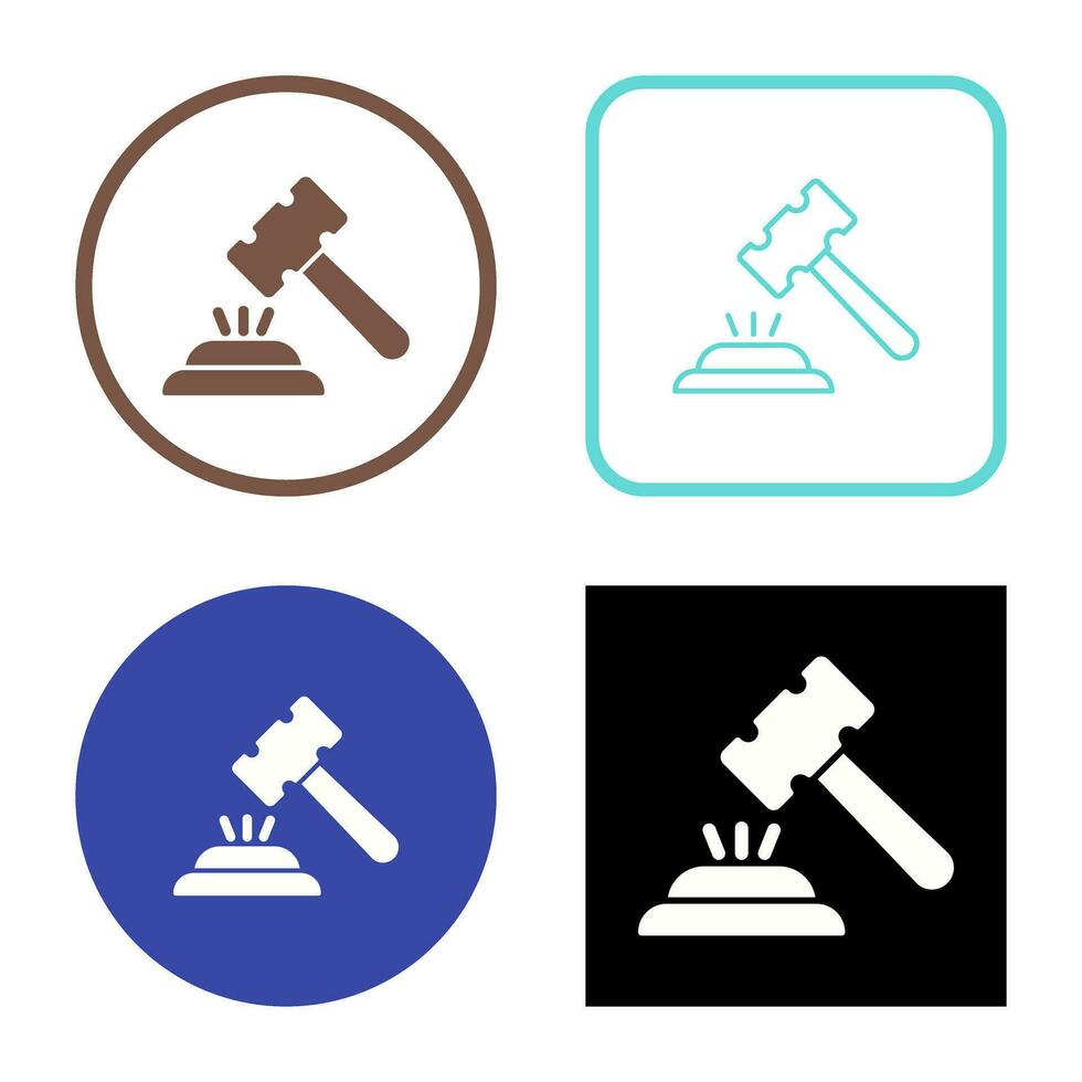 Gavel Vector Icon