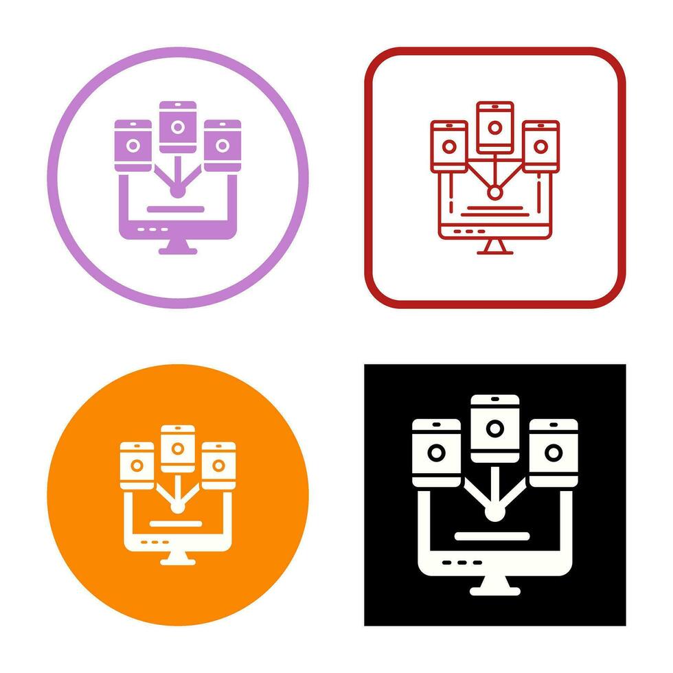 Computer Networks Vector Icon