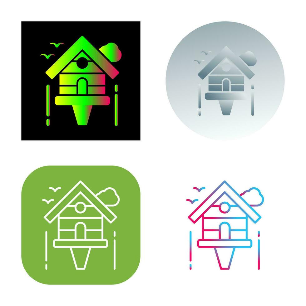 Birdhouse Vector Icon