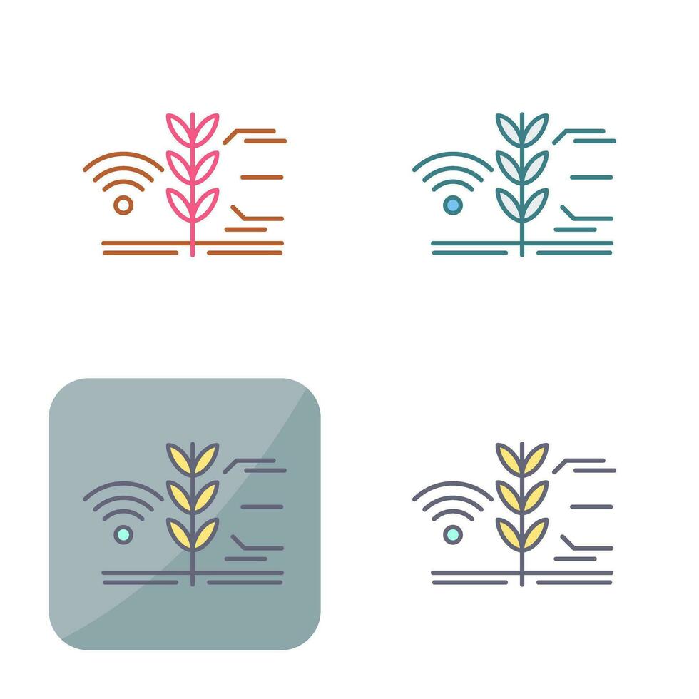 Smart Farm Vector Icon