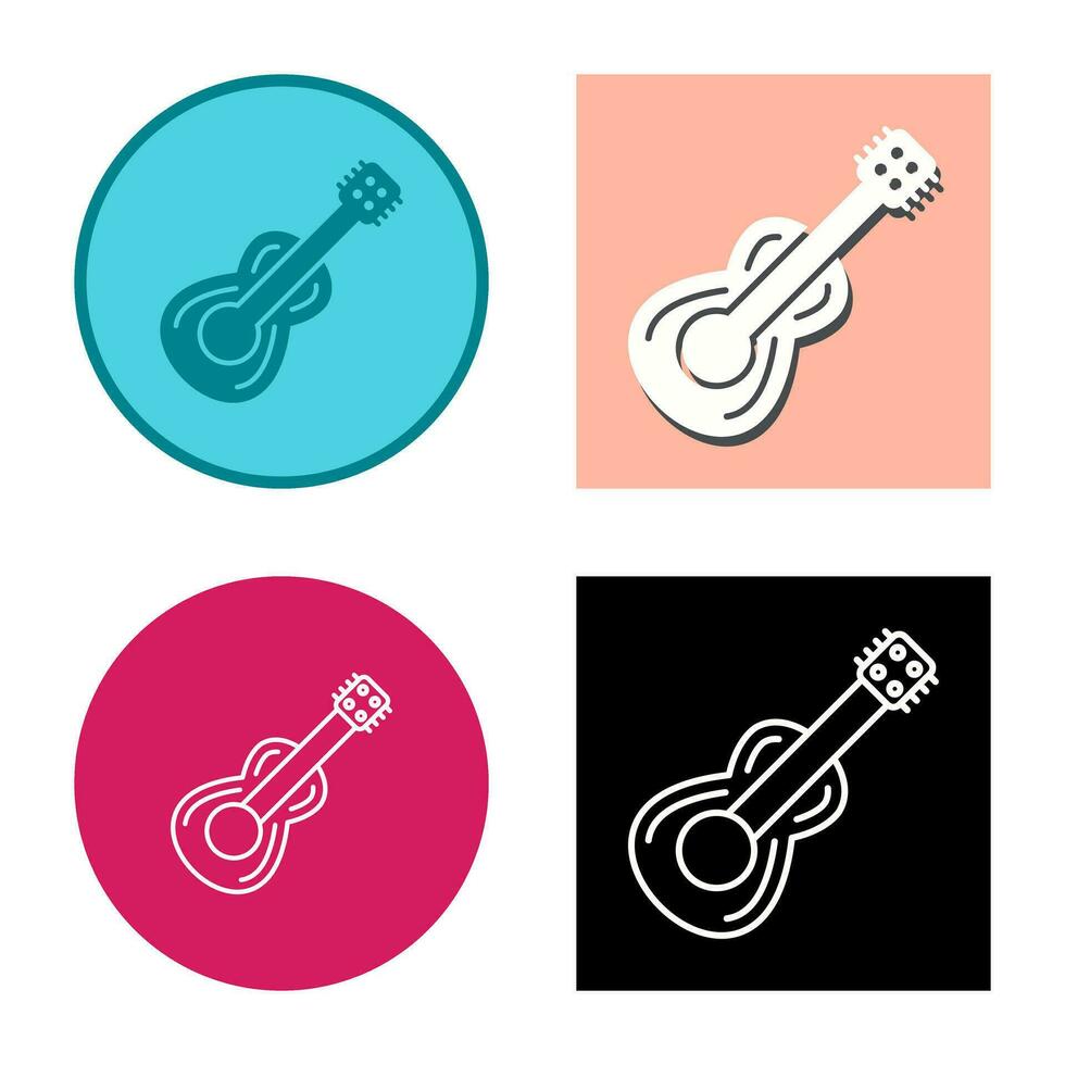 icono de vector de guitarra