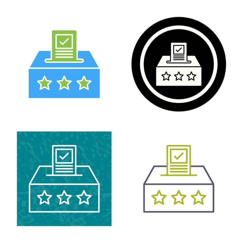Ballot Vector Icon