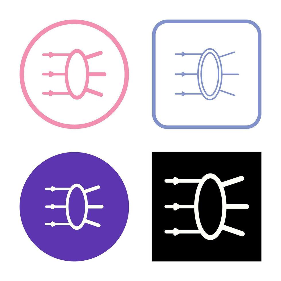 Refraction Vector Icon