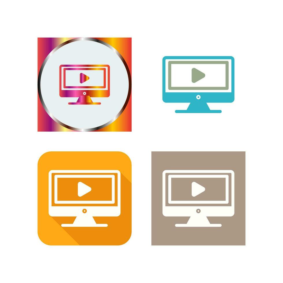 Video Lesson Vector Icon