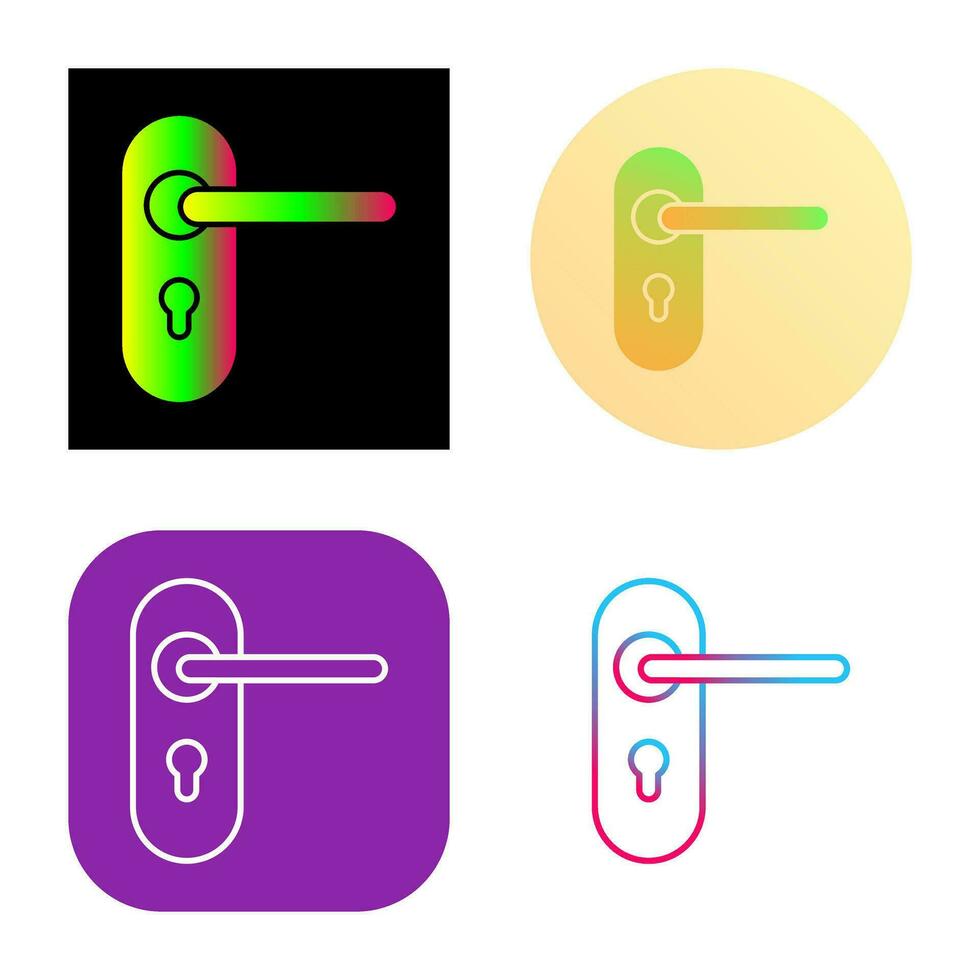 Door Lock Vector Icon