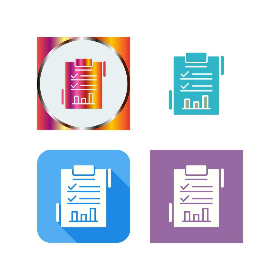 Report List Vector Icon