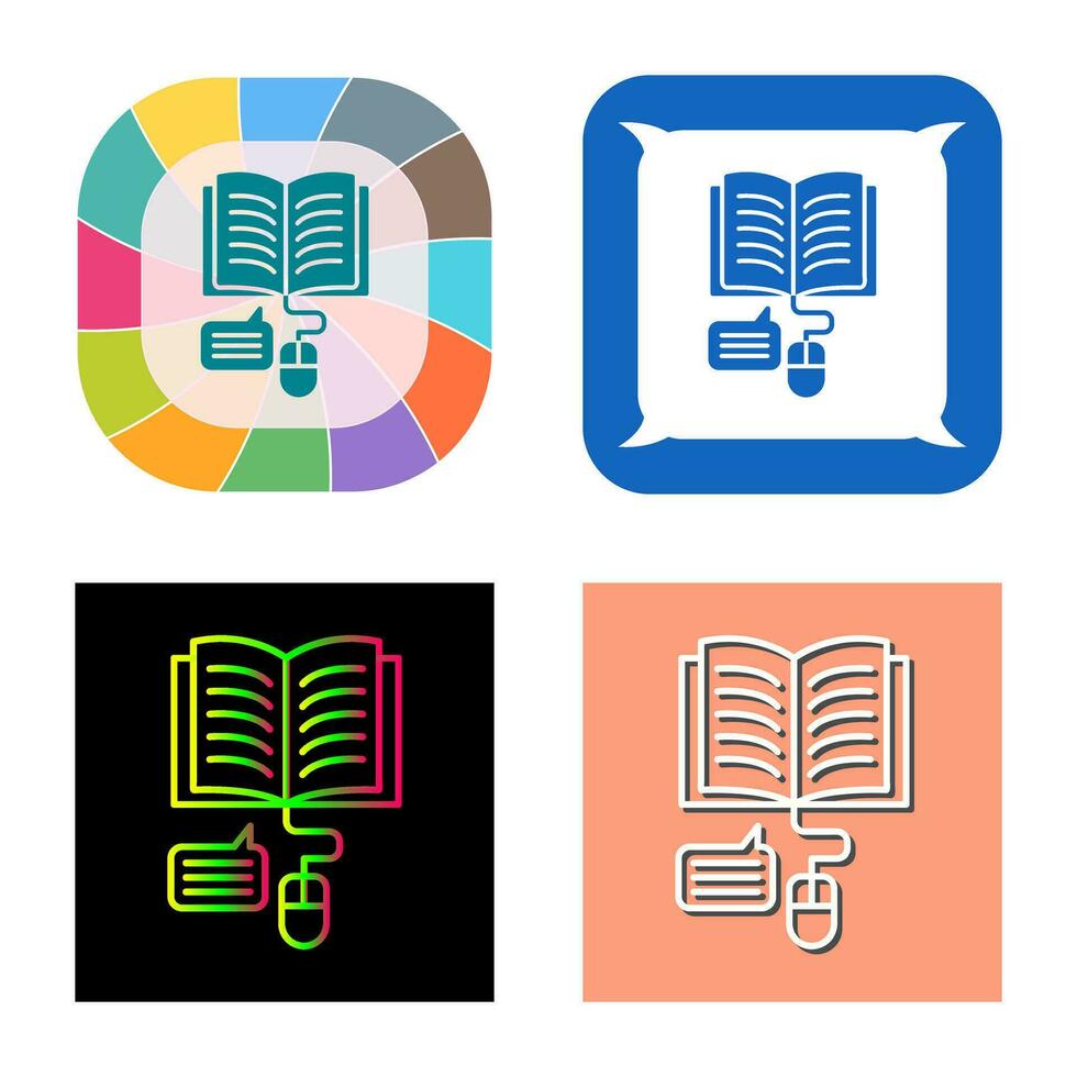 Online Learning Vector Icon
