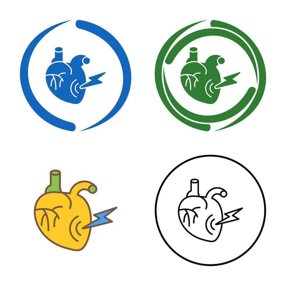 Heart Attack Vector Icon