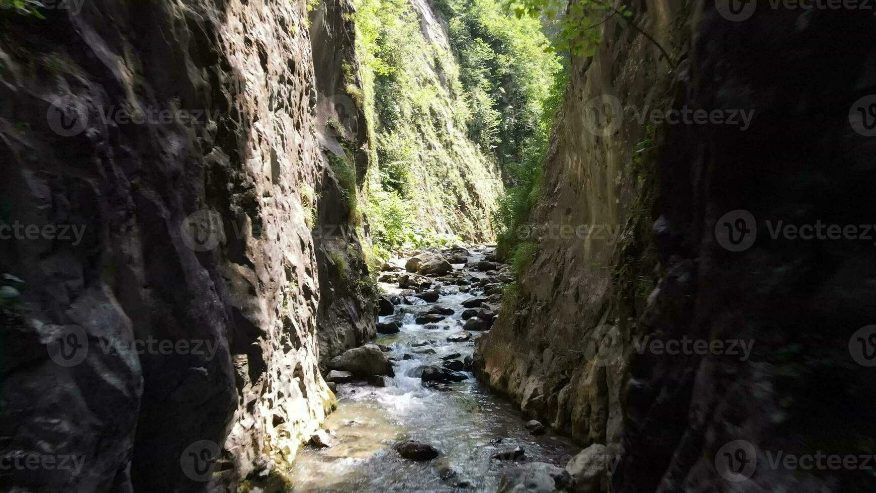 Canyon River Aerial Drone Fliying photo