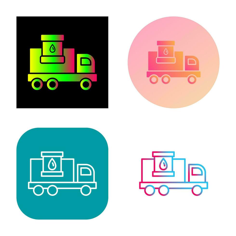 Fuel Truck Vector Icon