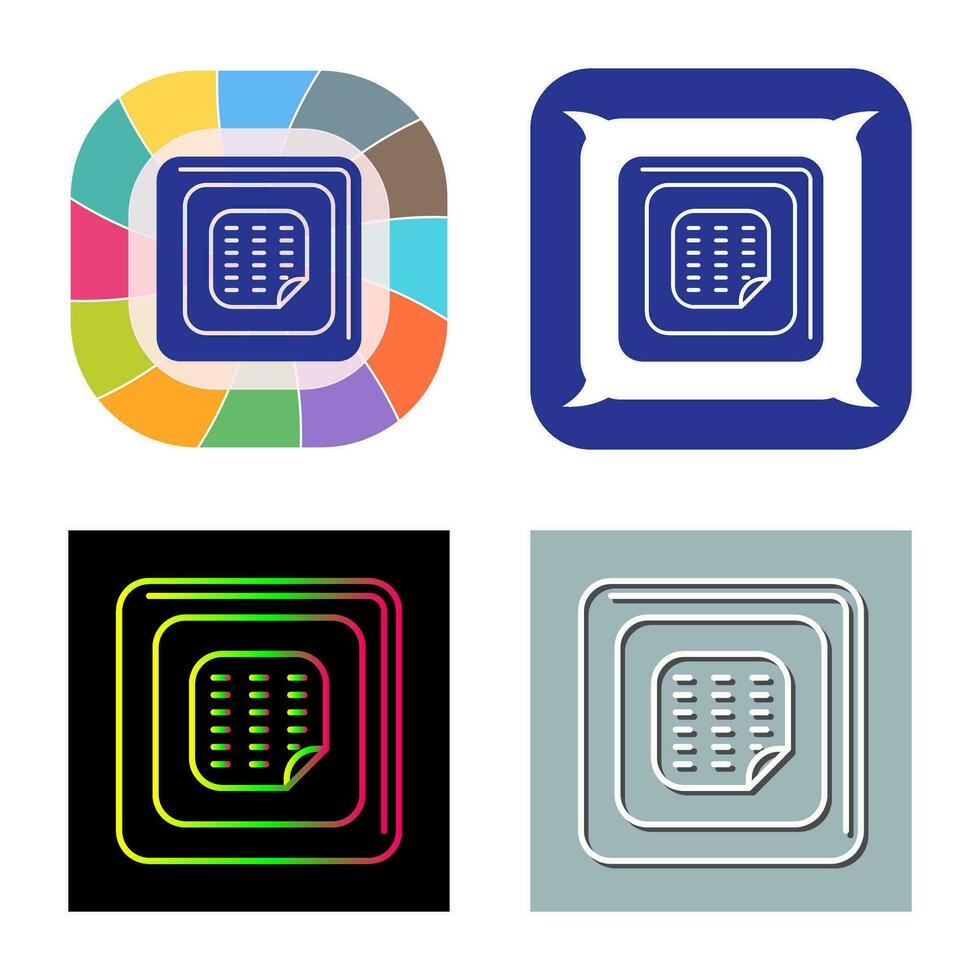 Nicotine Patch Vector Icon