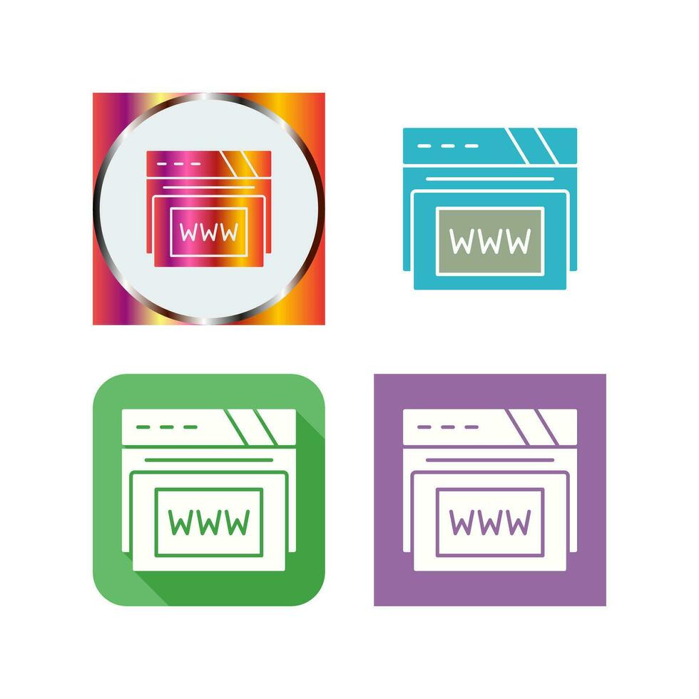 Www Vector Icon