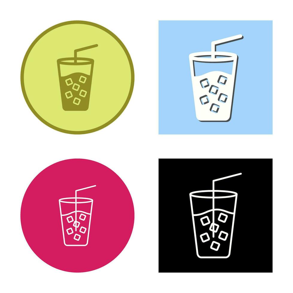 Cold Drink Vector Icon