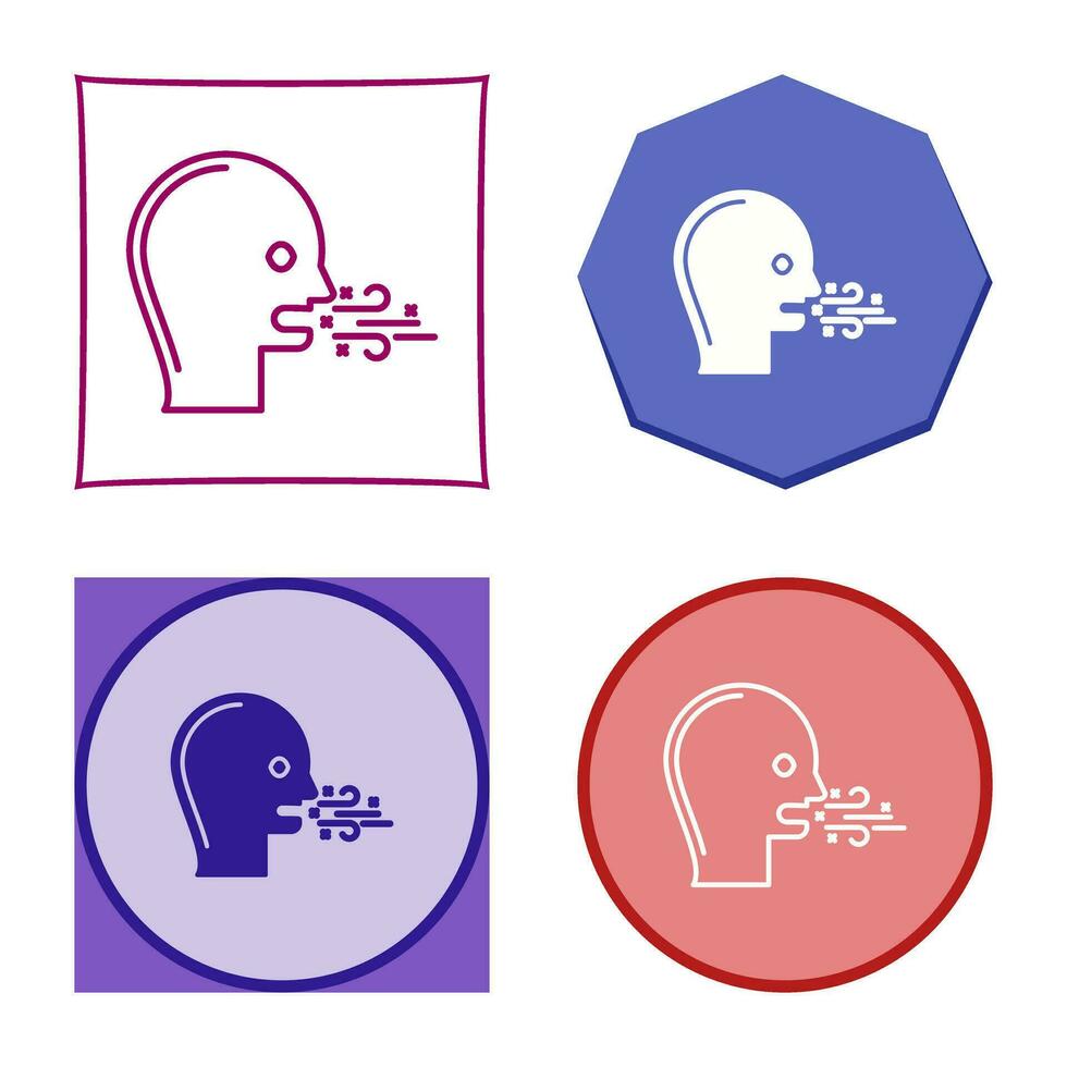Bad Breath Vector Icon