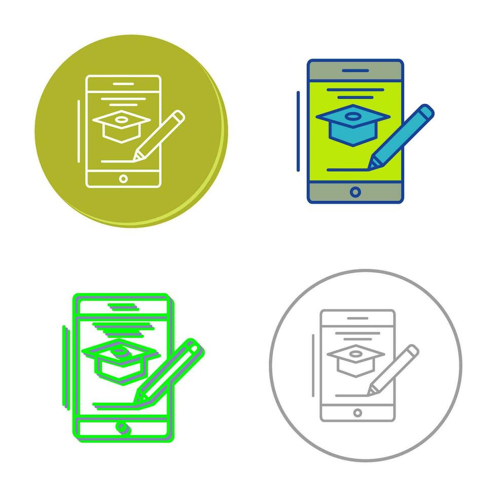 Online Course Vector Icon