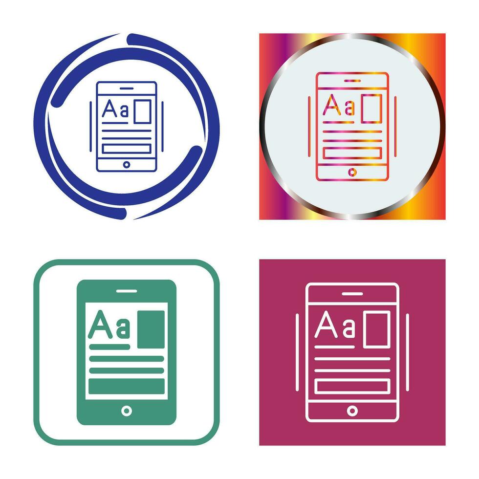 Education App Vector Icon