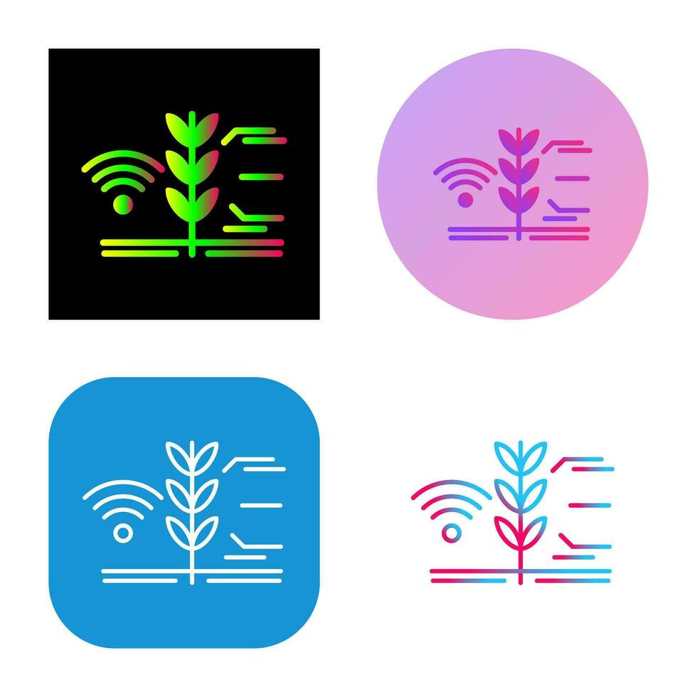 Smart Farm Vector Icon