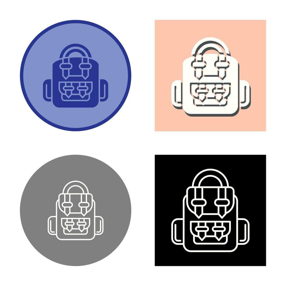 Backpack Vector Icon