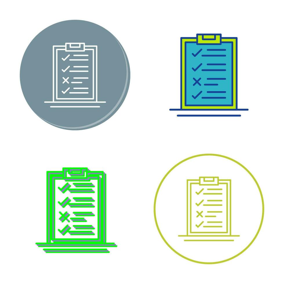 Delivery List Vector Icon