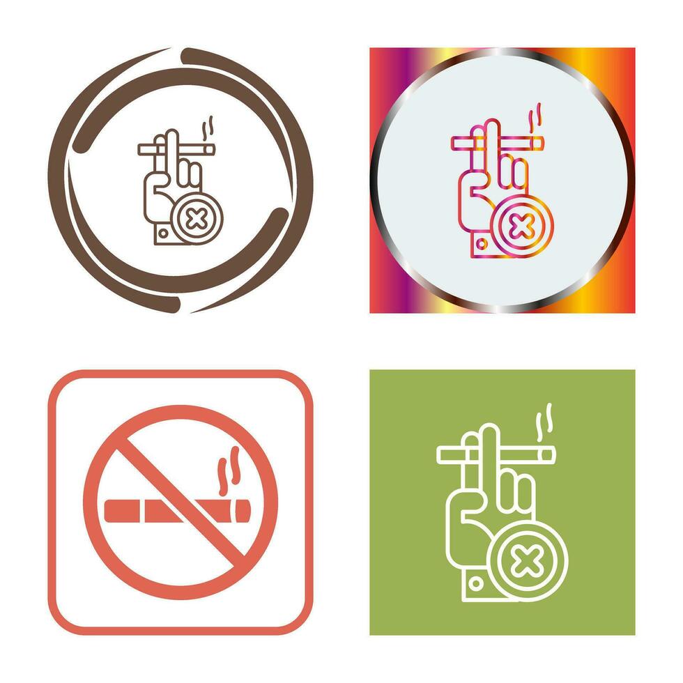 Quit Smoking Vector Icon