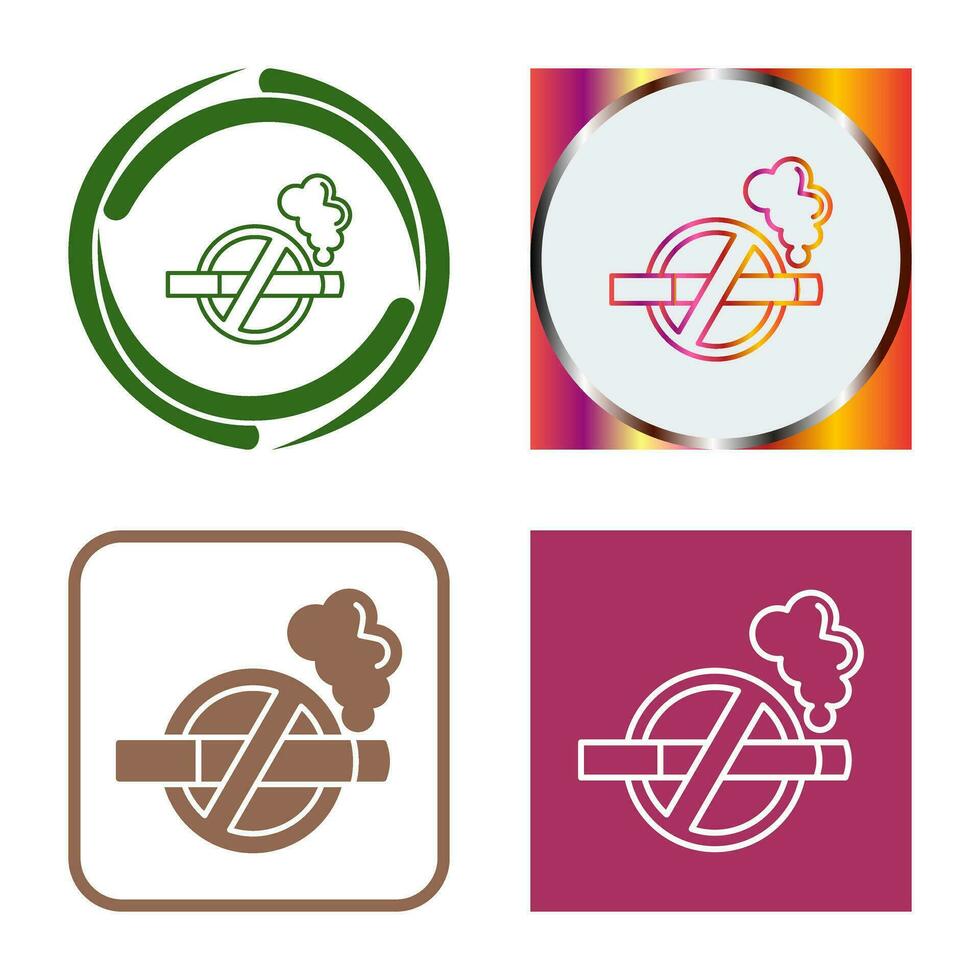 No Tobacco Vector Icon