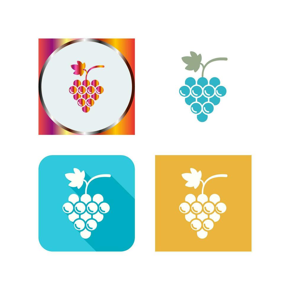 Grapes Vector Icon