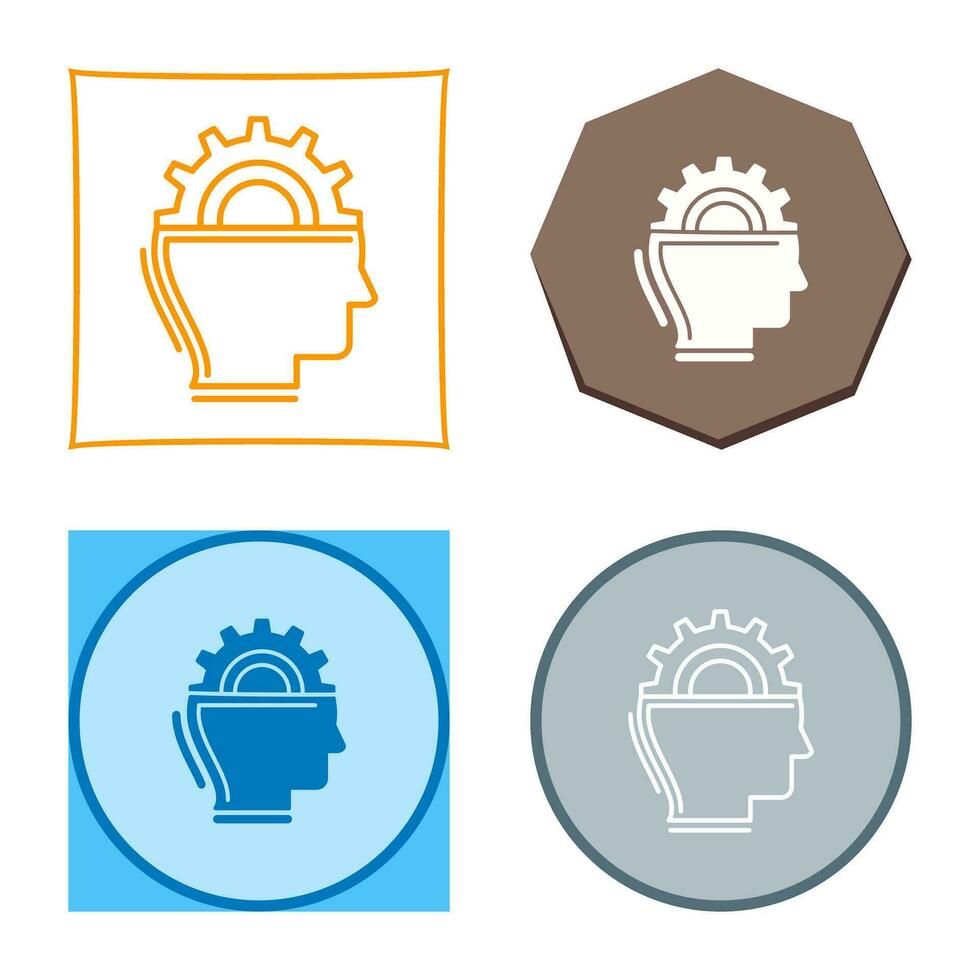 Machine Learning Vector Icon
