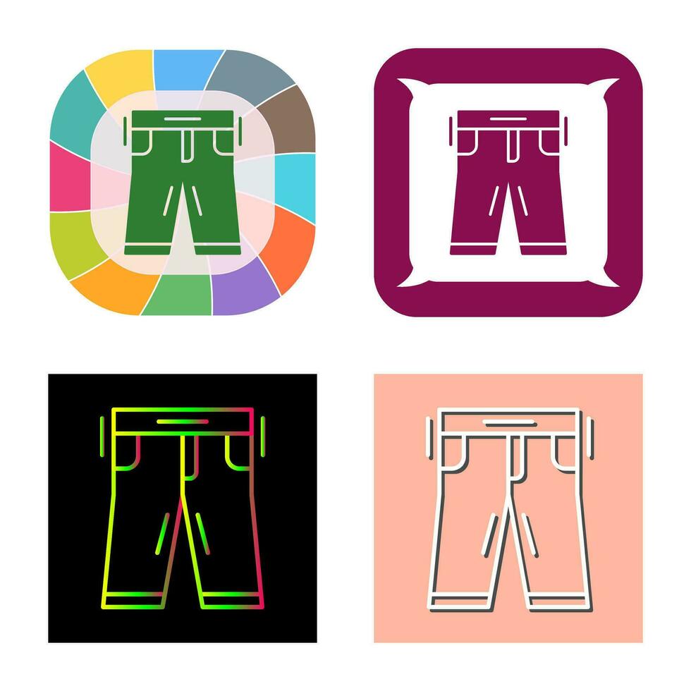 icono de vector de pantalones