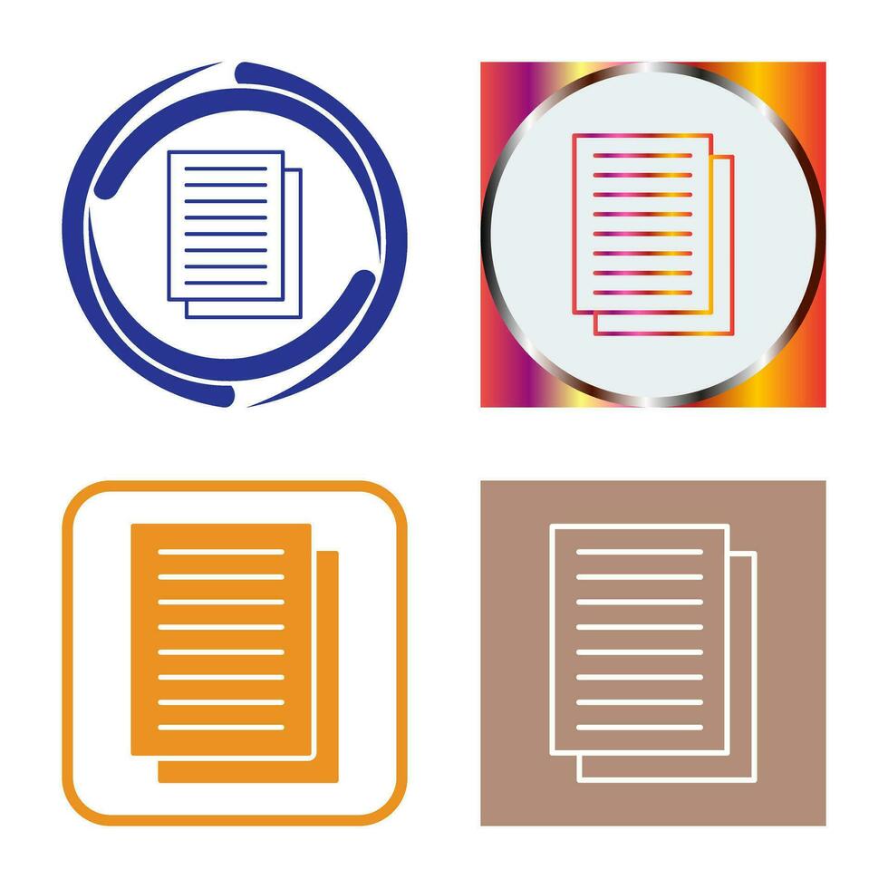 Document Vector Icon