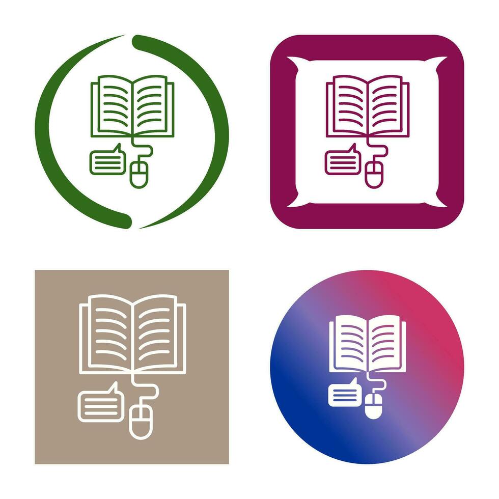 Online Learning Vector Icon