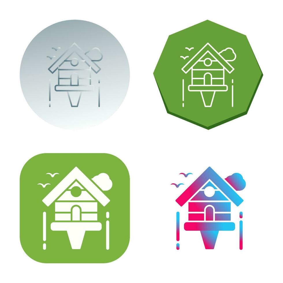 Birdhouse Vector Icon