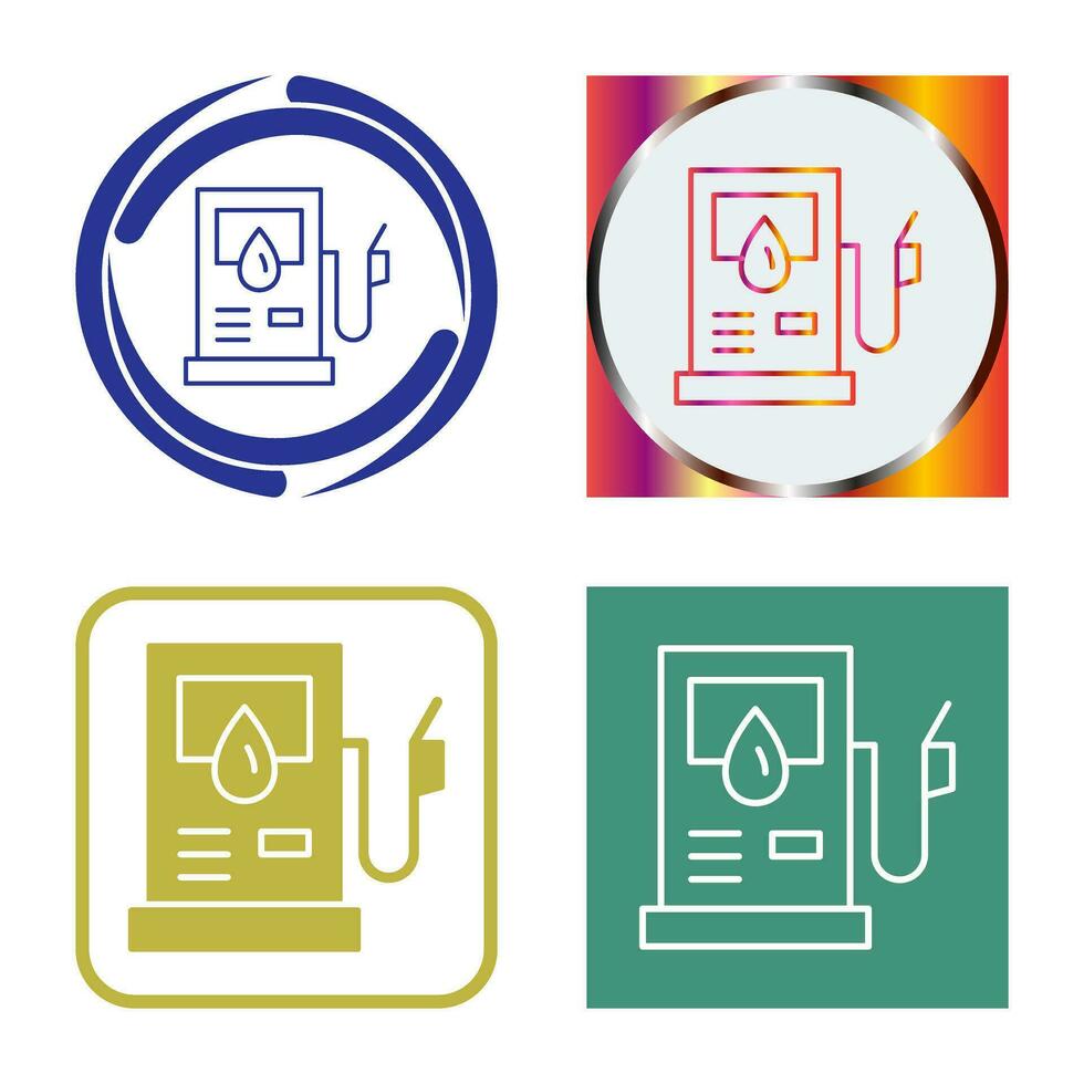 icono de vector de bomba de gasolina