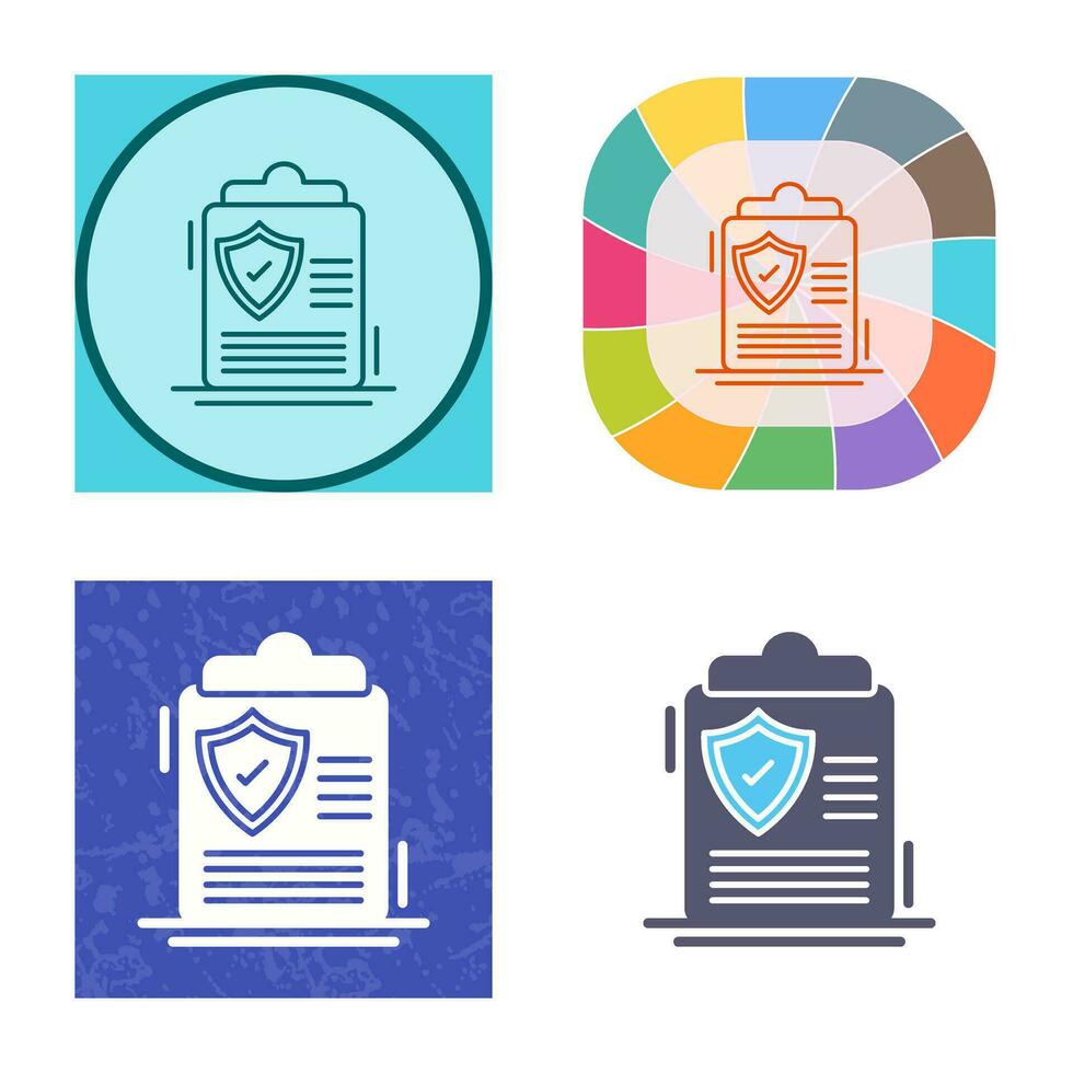 Protection Policy Vector Icon