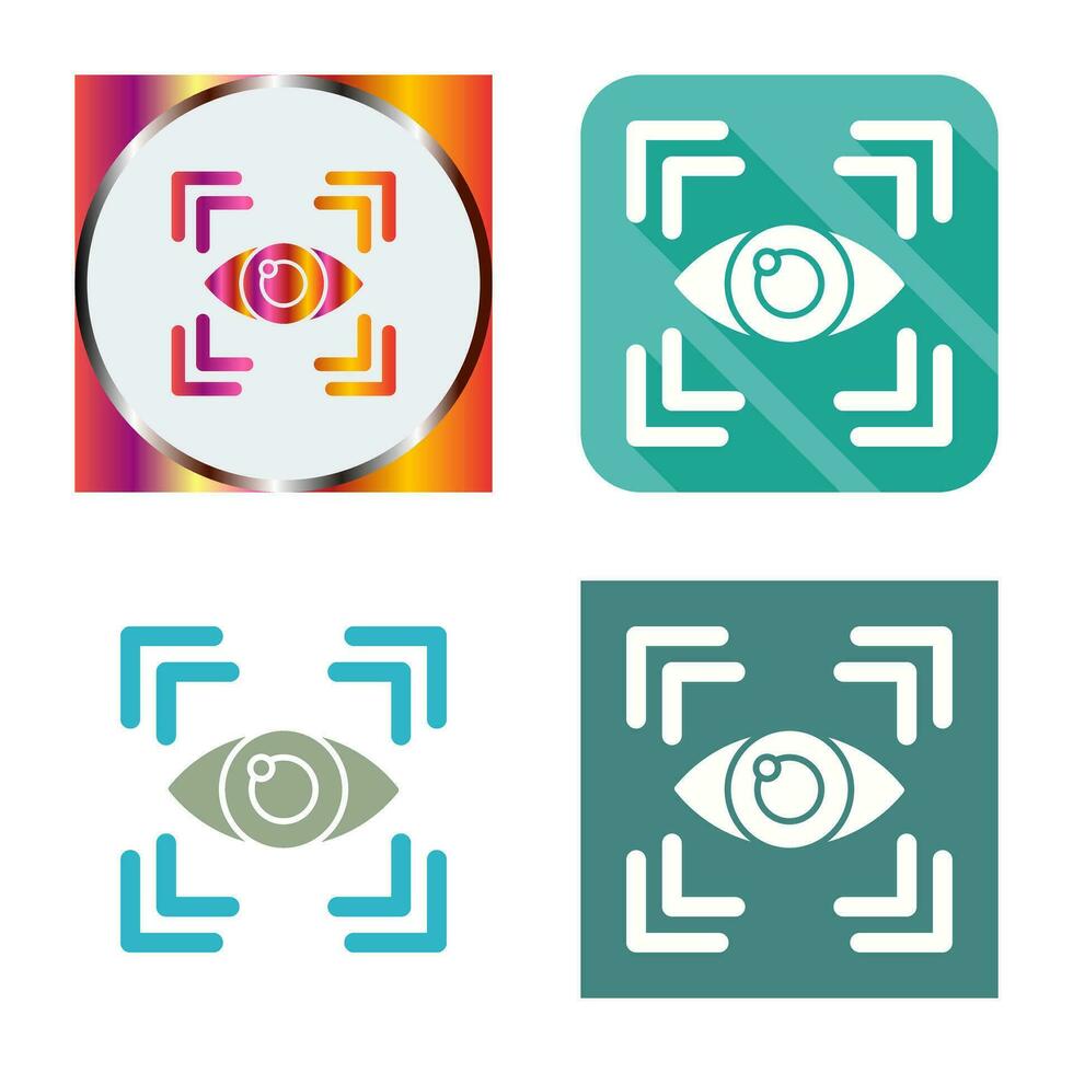 Eye Scan Vector Icon