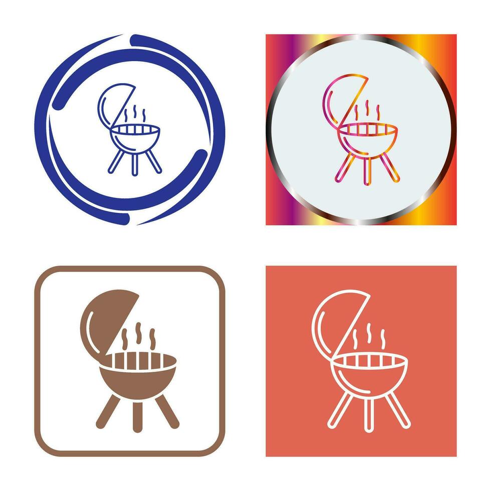 icono de vector de barbacoa